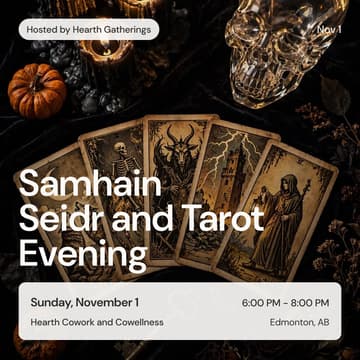 Cover Image for Samhain Seidr and Tarot Evening