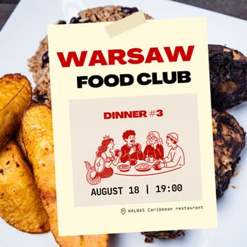Cover Image for Warsaw Food Club — Dinner #3 | Caribbean edition