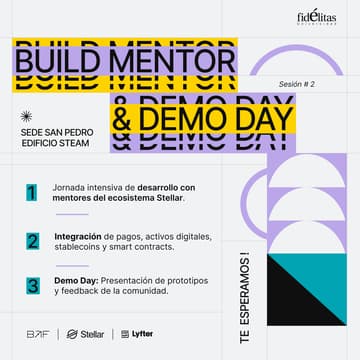 Cover Image for GIRA UFidélitas: Construcción, mentorías y Demo Day por BAF, Stellar y Lyfter. S2.