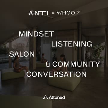 Cover Image for ANTI x WHOOP Marathon Mindset Listening Salon & Community Conversation - Led by Jonny Davies, Andre Loesch & Bec