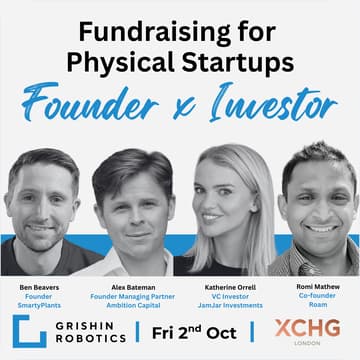 Cover Image for Founder x Investor: Fundraising for Physical Startups