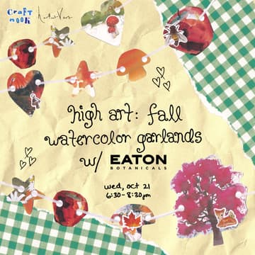 Cover Image for high art: fall watercolor garlands w/ @eatonbotanicals