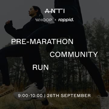 Cover Image for ANTI x WHOOP x RAPPID Berlin Marathon Shake Out Run