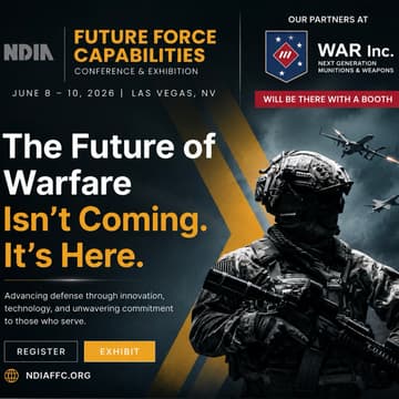 Cover Image for WAR x NDIA Future Force Capabilities 2026