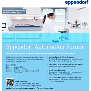 Cover Image for Eppendorf Automation Forum