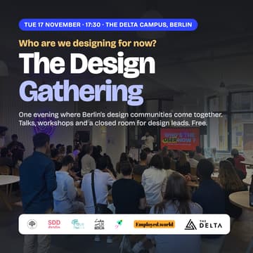 Cover Image for The Design Gathering ⟡ Who are we designing for now?