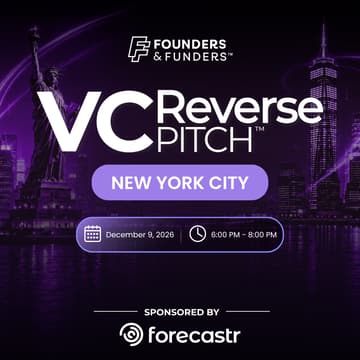 Cover Image for Founders & Funders: NYC VC Reverse Pitch
