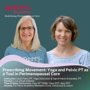 Cover Image for Prescribing Movement: Yoga and Pelvic PT as a Tool in Perimenopausal Care