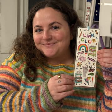 Cover Image for diy bookmarks w/ lamcha matcha