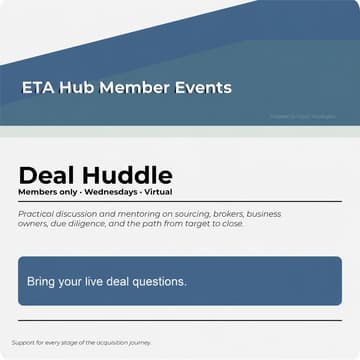 Cover Image for Deal Huddle