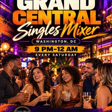 Cover Image for Saturday Grand Central Singles Mixer: DC