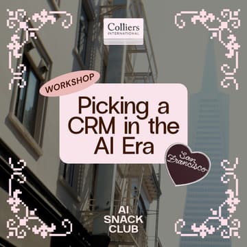 Cover Image for SF Workshop: Picking a CRM in the AI Era