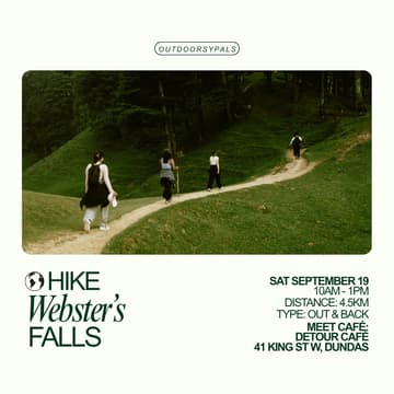 Cover Image for Outdoorsypals ⟡ Webster's Falls Hike