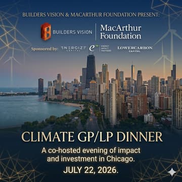 Cover Image for Chicago Climate Week GP / LP Dinner