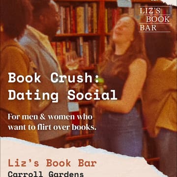 Cover Image for Book Crush: Singles Social at Liz's Book Bar