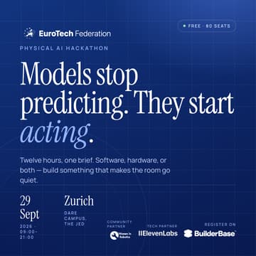Cover Image for Physical AI Hackathon — DARE Campus Zurich