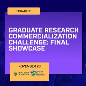 Cover Image for Graduate Research Commercialization Challenge: Final Showcase