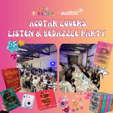 Cover Image for 27/10 - ACOTAR Lovers Listen & Bedazzle Party