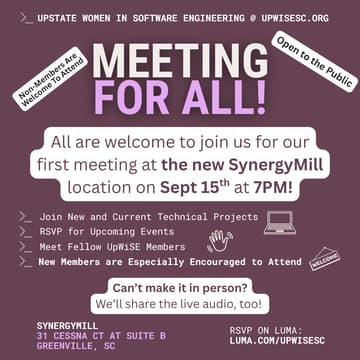Cover Image for UpWiSE Meeting for All! (Public & Hybrid)