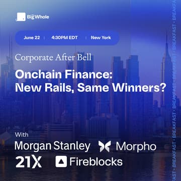 Cover Image for Onchain Finance: New Rails, Same Winners?
