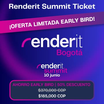 Cover Image for Renderit Summit Ticket (10 de junio)