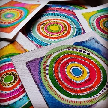 Cover Image for Painting Mandala Cards