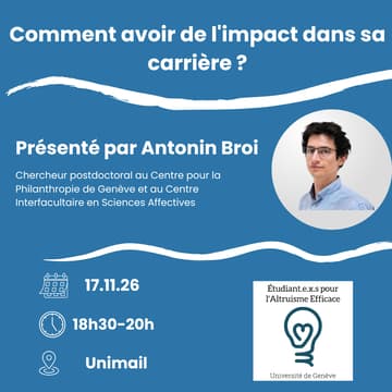 Cover Image for Comment avoir de l'impact dans sa carrière ?