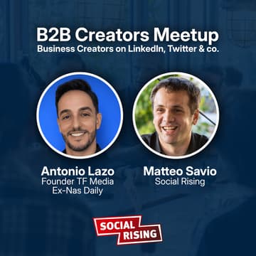 Cover Image for B2B Creators Meetup #2 with Antonio Lazo