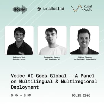 Cover Image for Voice AI Goes Global — A Panel on Multilingual & Multiregional Deployment