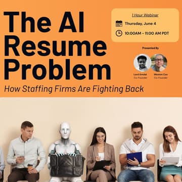 Cover Image for The AI Resume Problem: How Staffing Firms Are Fighting Back