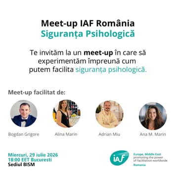 Cover Image for Meetup IAF Romania: Siguranta Psihologica