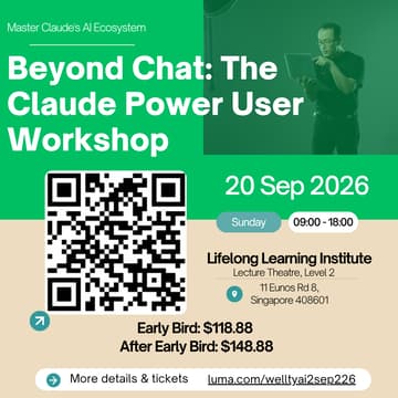 Cover Image for Beyond Chat: The Claude Power User Workshop (WA-201)