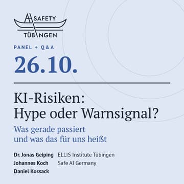 Cover Image for Panel + Q&A: KI-Risiken abwenden: Perspektiven aus der Praxis