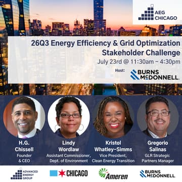 Cover Image for AEG Chicago 26Q3 Stakeholder Challenge: Energy Efficiency & Grid Optimization