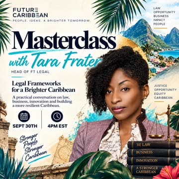 Cover Image for Masterclass with Tara Frater Head of FT Legal