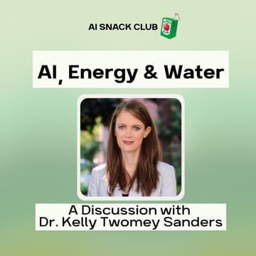 Cover Image for AI, Energy & Water: The Real Cost of the Tools We Love | Dr. Kelly Twomey Sanders