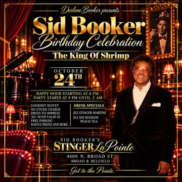 Cover Image for Sid Booker Birthday Celebration