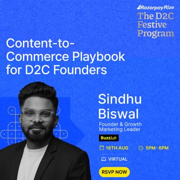 Cover Image for Content-to-Commerce Playbook for D2C Founders