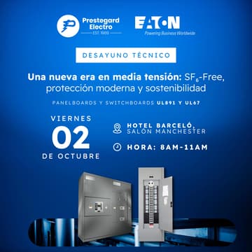 Cover Image for Una nueva era en media tensión: SF₆-Free, protección moderna y sostenibilidad y Panelboads y Switchboards UL891 y UL67