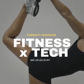 Cover Image for community crossover: fitness x tech 👟❤️‍🔥💻