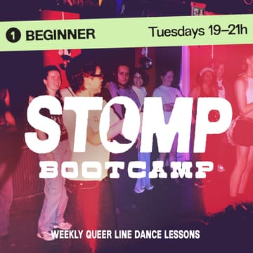 Cover Image for STOMP Beginner Bootcamp 👢 Weekly Line Dance Classes (September – October)