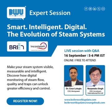 Cover Image for BWU Expert Session: Smart. Intelligent. Digital – The Evolution of Steam Systems