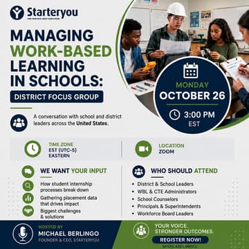 Cover Image for Managing Work-Based Learning: District Leadership Focus Group