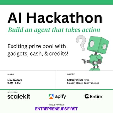 Foto de portada de Scalekit x Apify x Entire.io Hackathon - Build Day SF