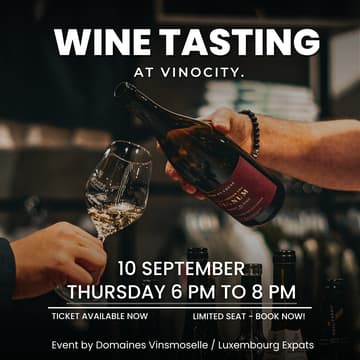 Cover Image for Exclusive Wine Tasting Evening for Luxembourg Expats🍷✨