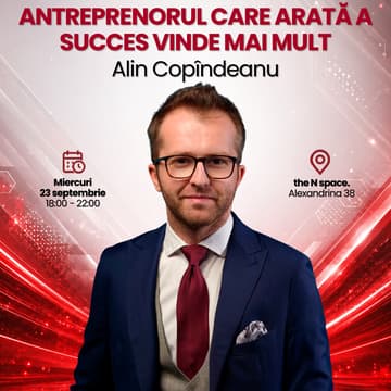 Cover Image for RBC #413 | ANTREPRENORUL CARE ARATĂ A SUCCES VINDE MAI MULT | Alin Copîndeanu | Fondator Tudor Tailor