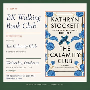 Cover Image for October BK Walking Book Club: The Calamity Club