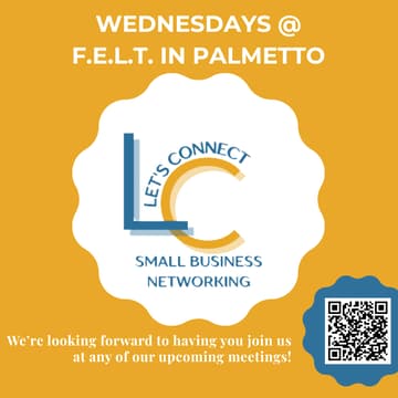 Cover Image for Let's Connect - Wednesdays at F.E.L.T in Palmetto