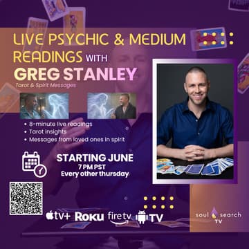Cover Image for Live Psychic & Medium Readings with Greg Stanley | Tarot & Spirit Messages