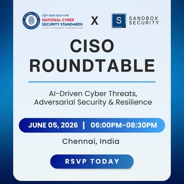 Cover Image for CISO Roundtable | National Cyber Security Standards x Sandbox Security